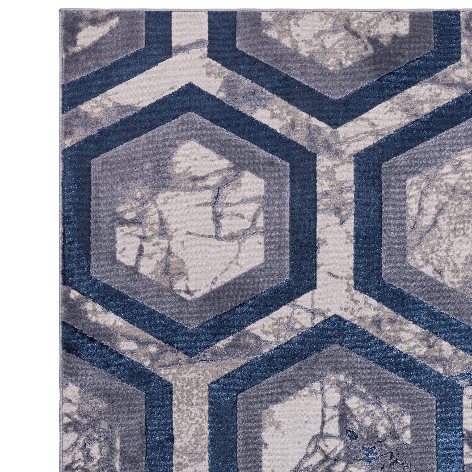 Herhits.com -  Rug Aurora Hexagon Rug AU19 Modern Rug
