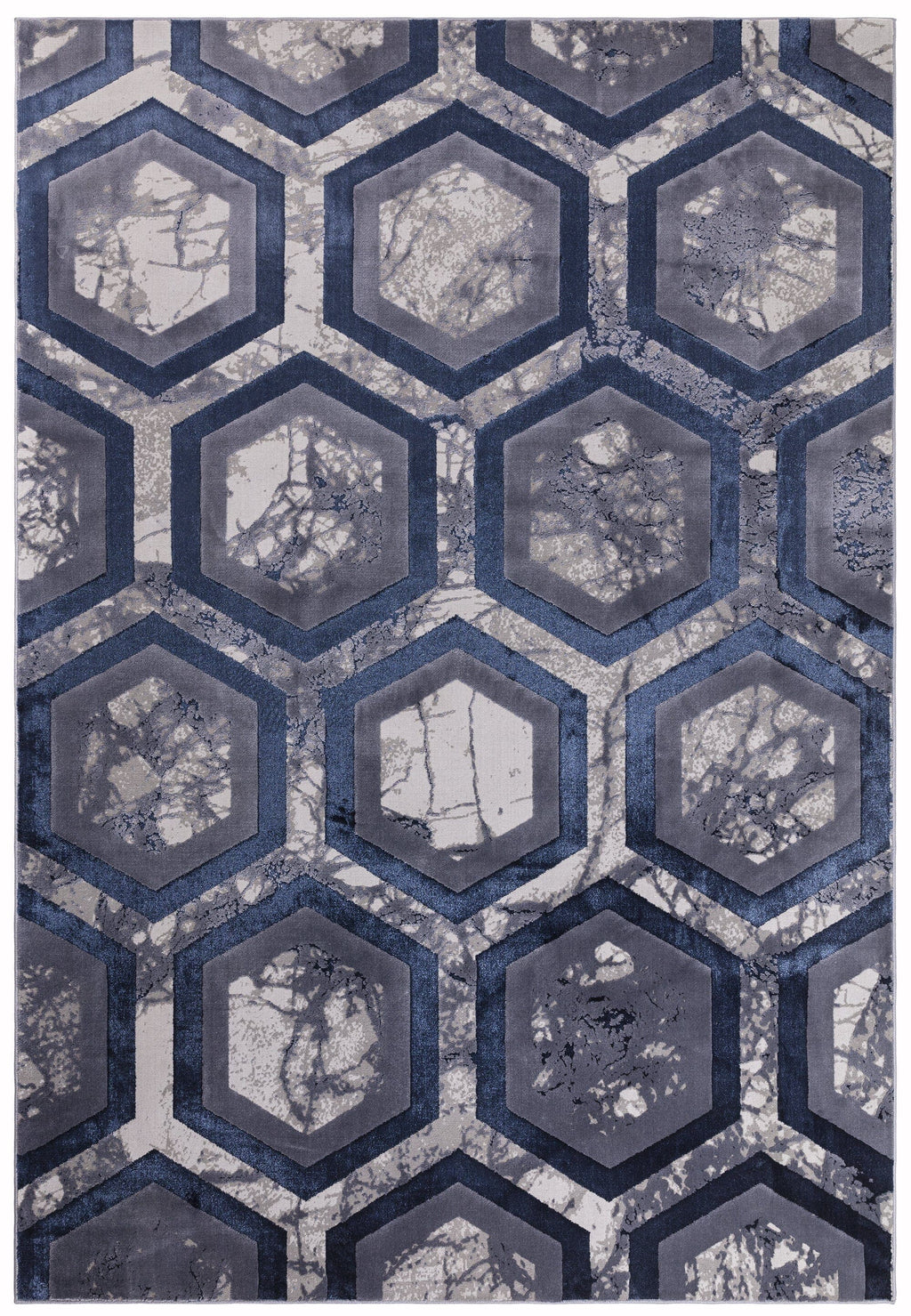 Herhits.com -  Rug Aurora Hexagon Rug AU19 Modern Rug
