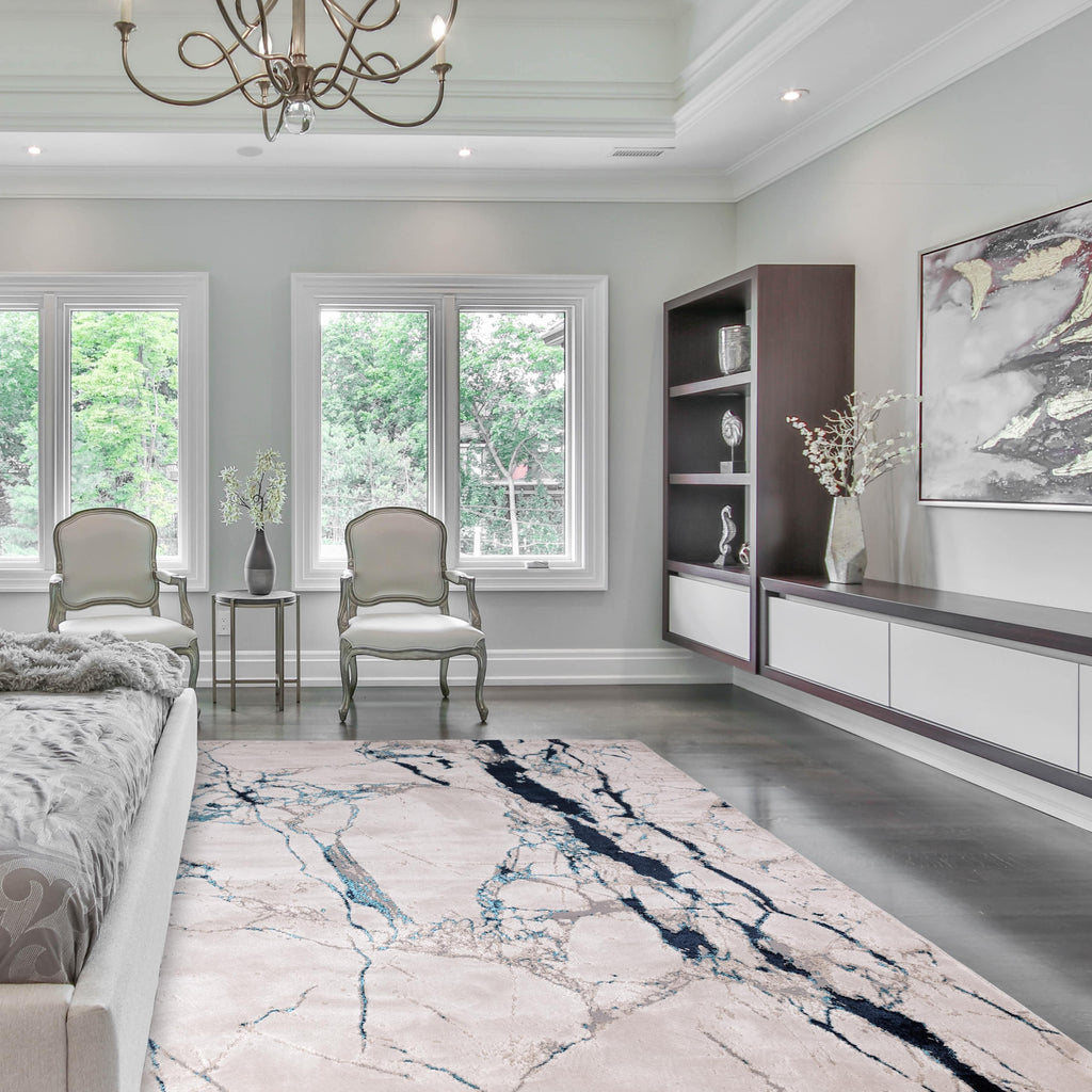 Herhits.com -  Rug Aurora Quake Rug AU22 Abstract Rug