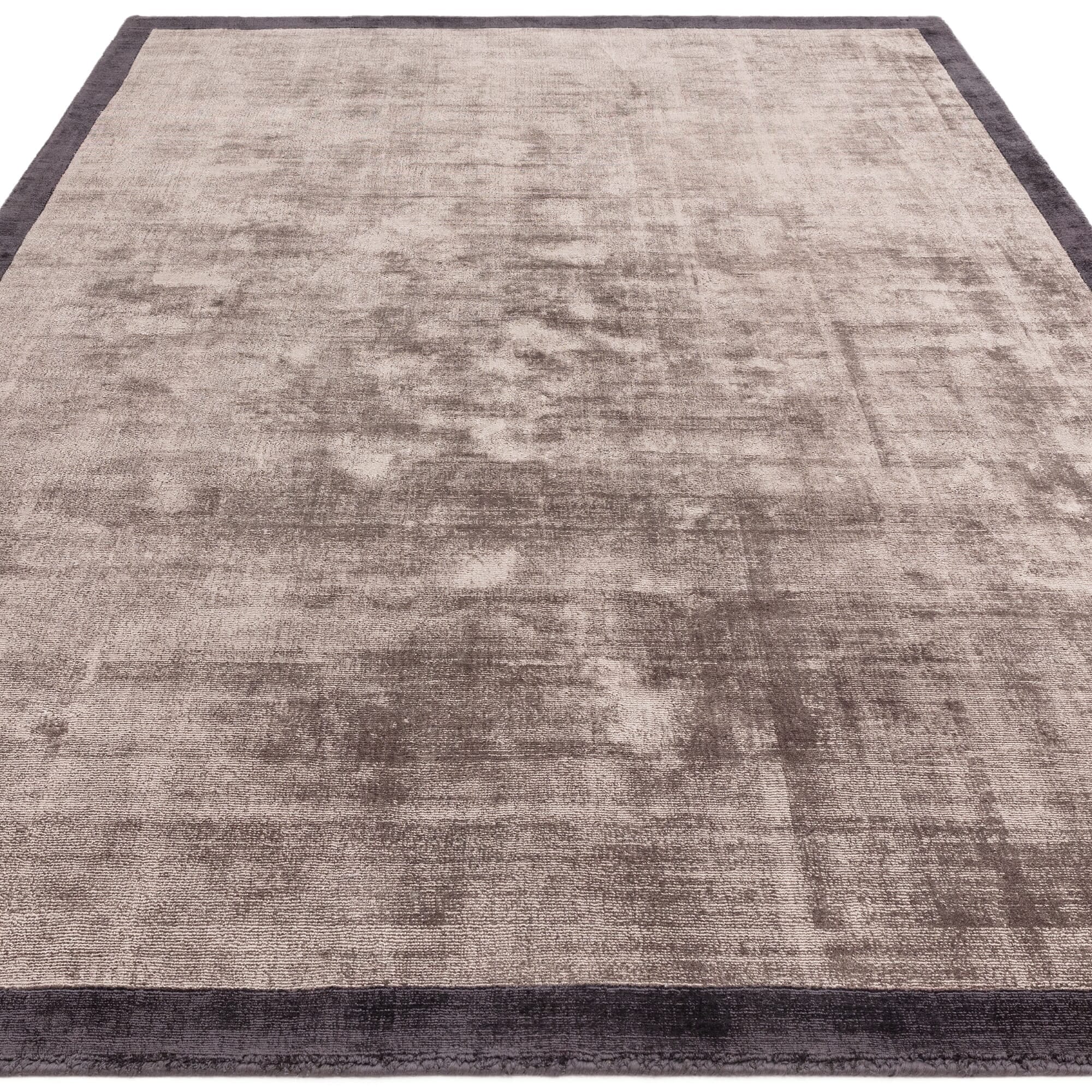 Herhits.com -  Rug Blade Border Charcoal Moleskin 09 Plain Rug