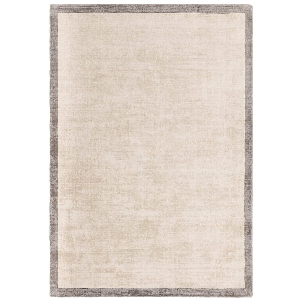 Herhits.com -  Rug Blade Border Putty/Silver 07 Plain Rug