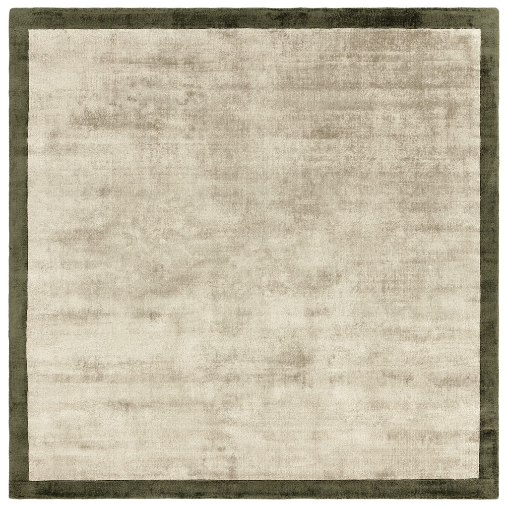 Herhits.com -  Rug Blade Border Sage/Olive 05 Plain Rug