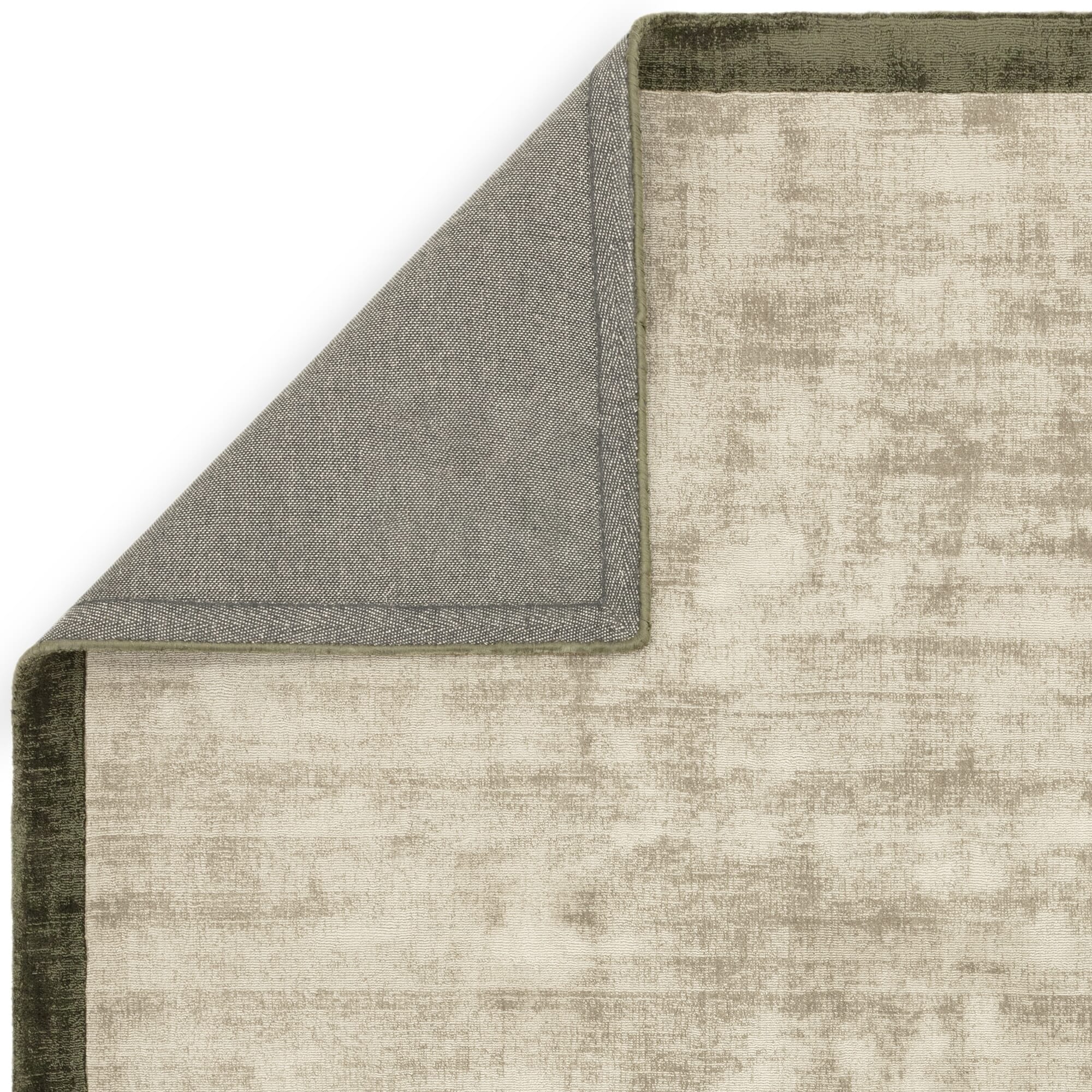 Herhits.com -  Rug Blade Border Sage/Olive 05 Plain Rug