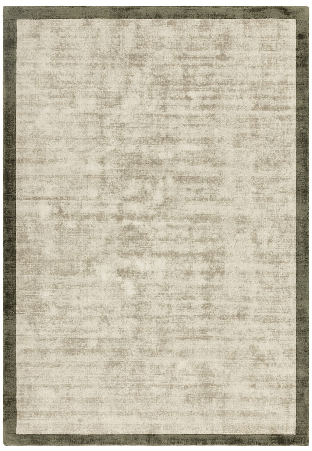 Herhits.com -  Rug Blade Border Sage/Olive 05 Plain Rug