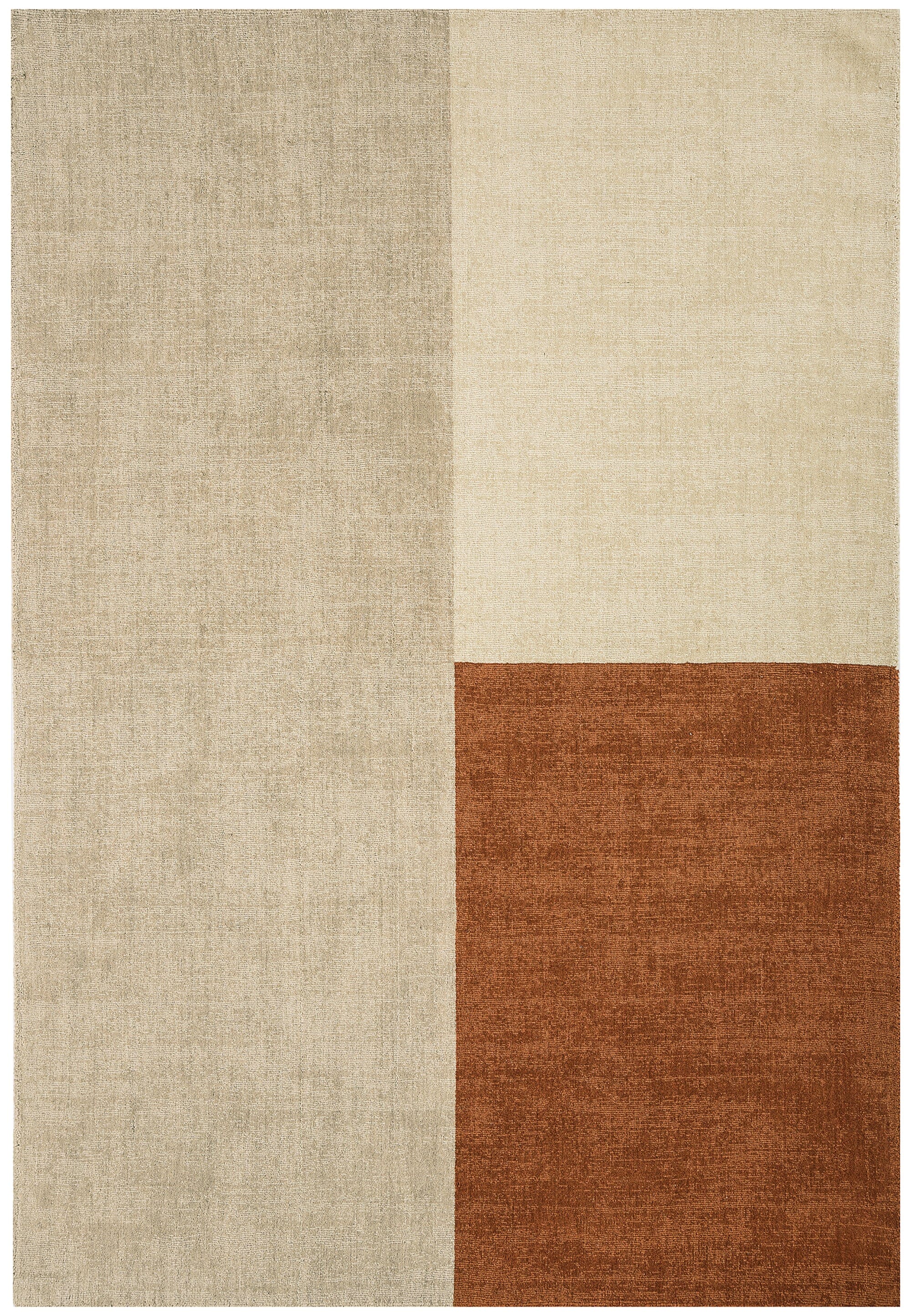Herhits.com -  Rug Blox Copper Modern Rug