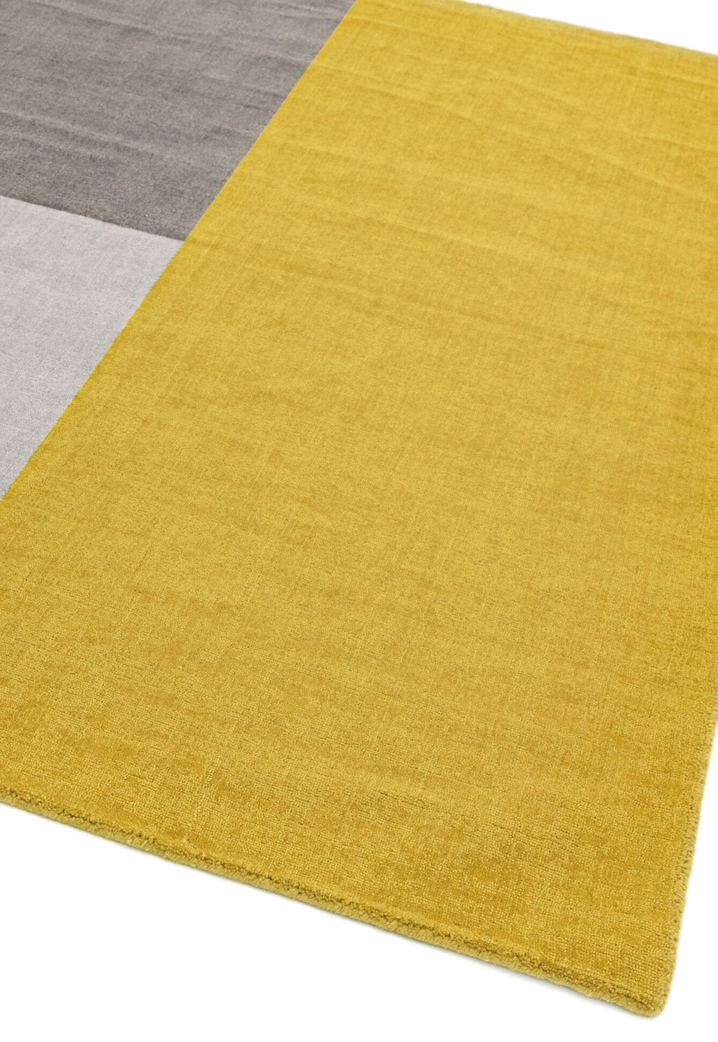 Herhits.com -  Rug Blox Mustard Modern Rug