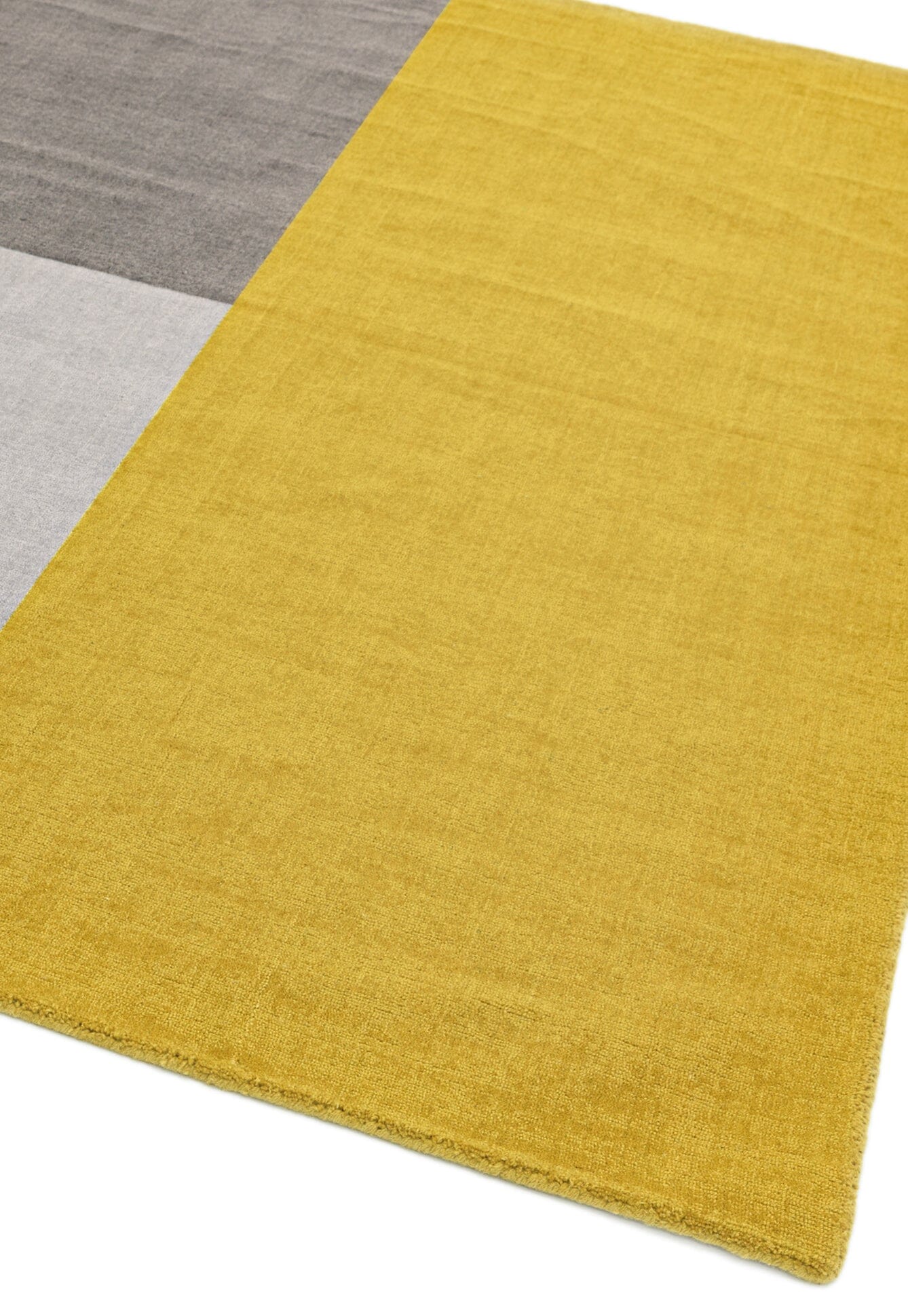 Herhits.com -  Rug Blox Mustard Modern Rug