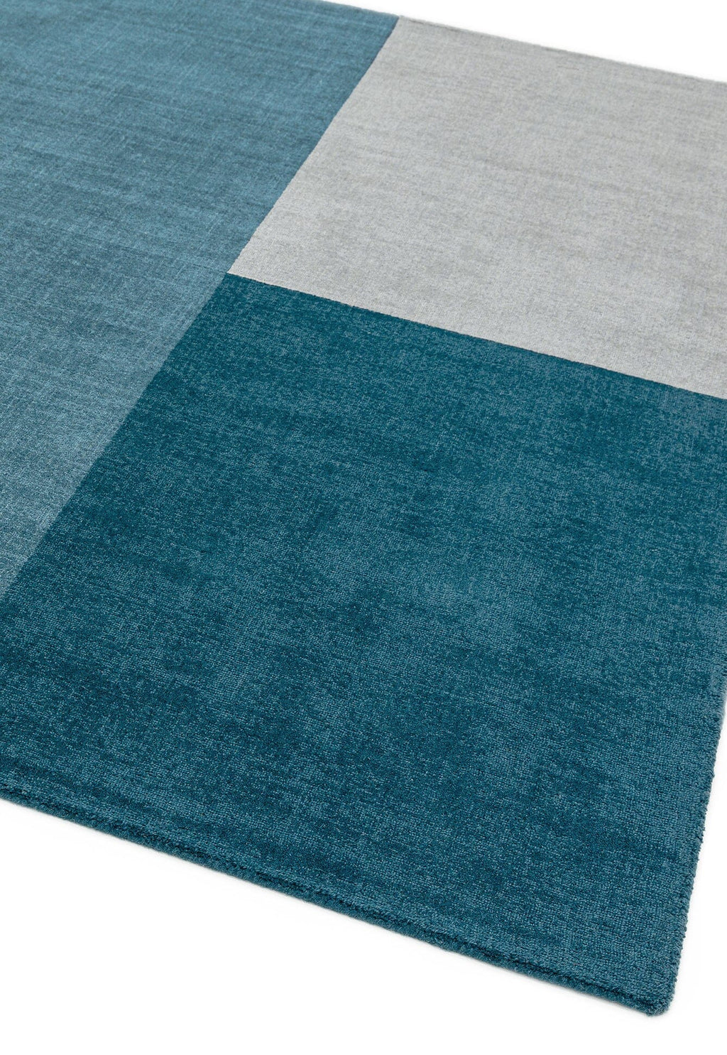 Herhits.com -  Rug Blox Teal Modern Rug
