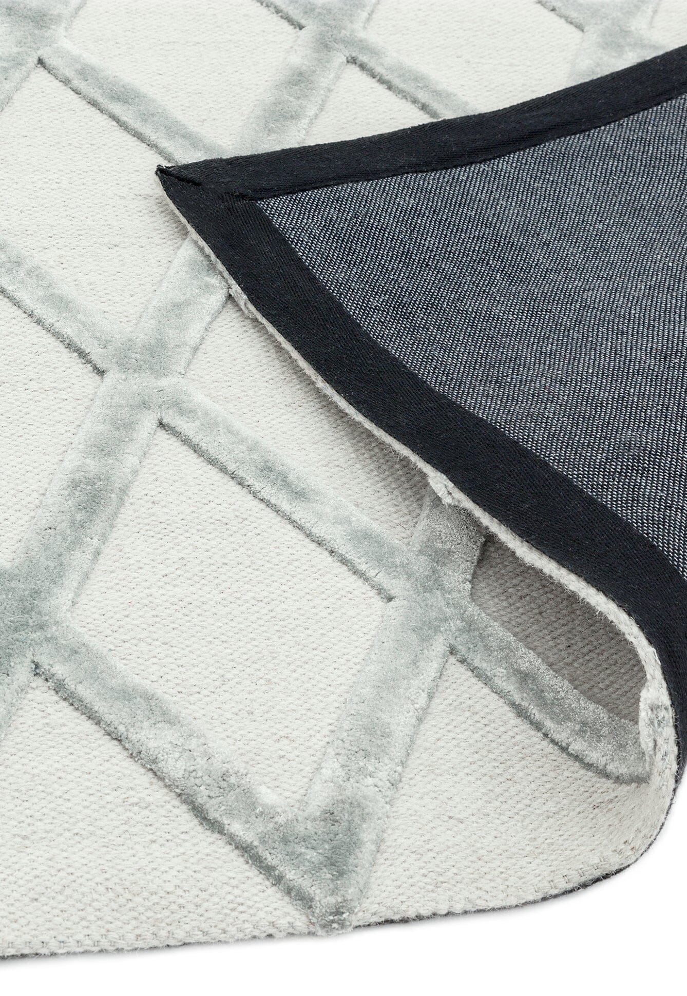 Herhits.com -  Rug Dixon Silver Diamond Modern Rug