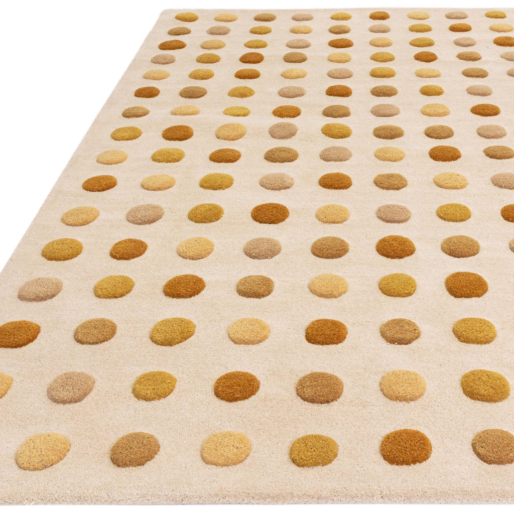 Herhits.com -  Rug Dotty Gold Modern Rug