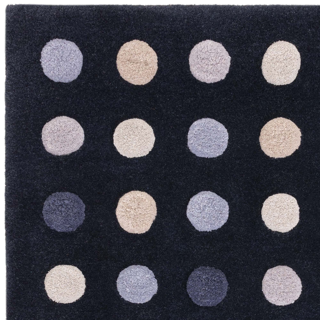 Herhits.com -  Rug Dotty Navy Modern Rug