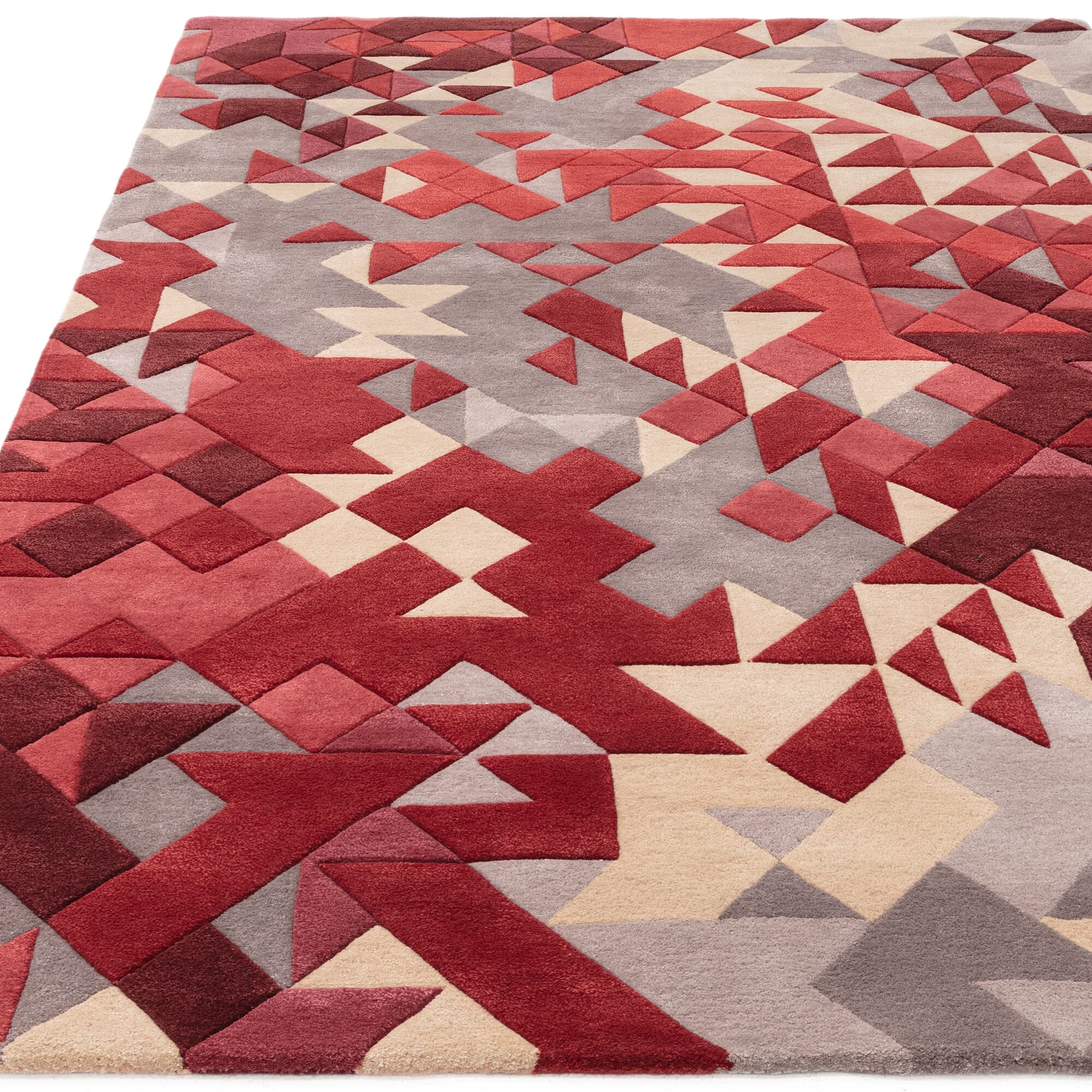 Herhits.com -  Rug Enigma Red Multi Rug Modern Rug