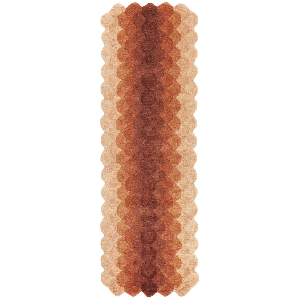 Herhits.com -  Rug Hive Rust Modern Rug