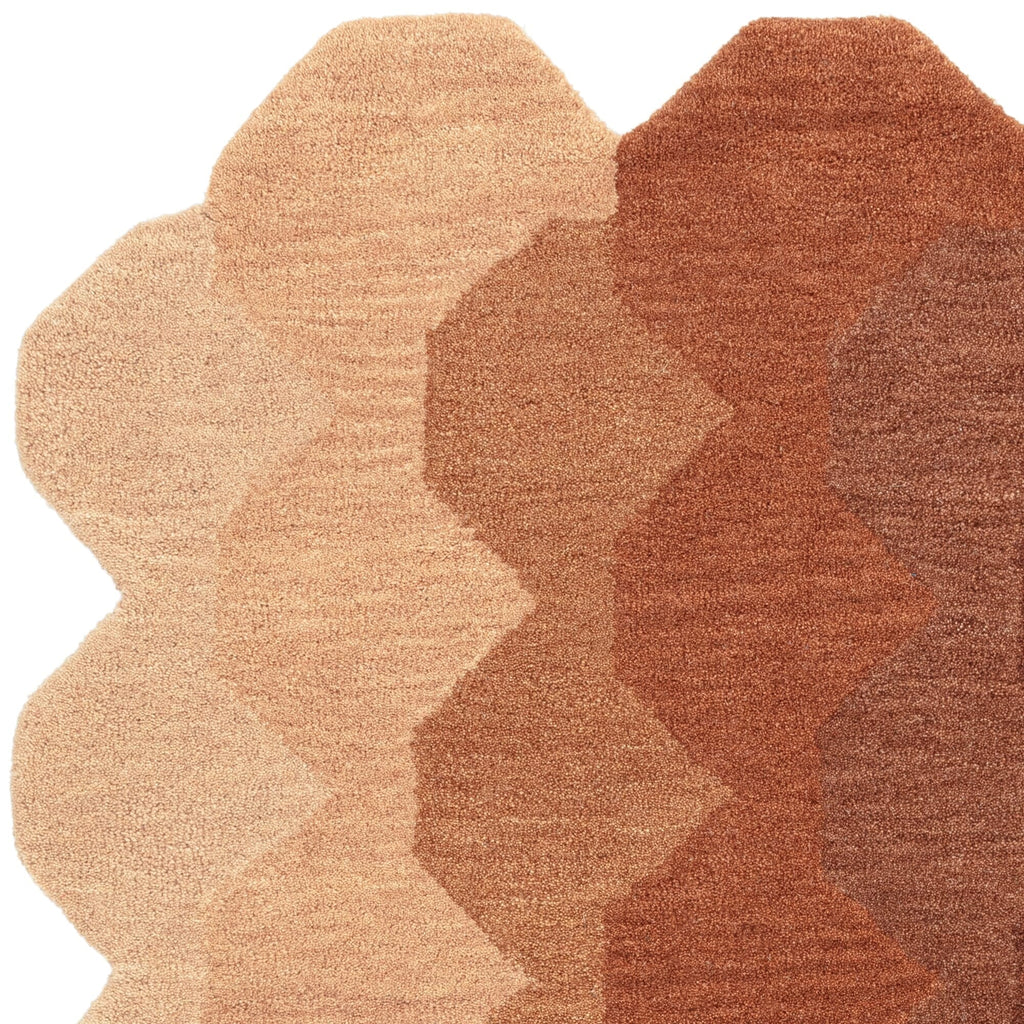 Herhits.com -  Rug Hive Rust Modern Rug