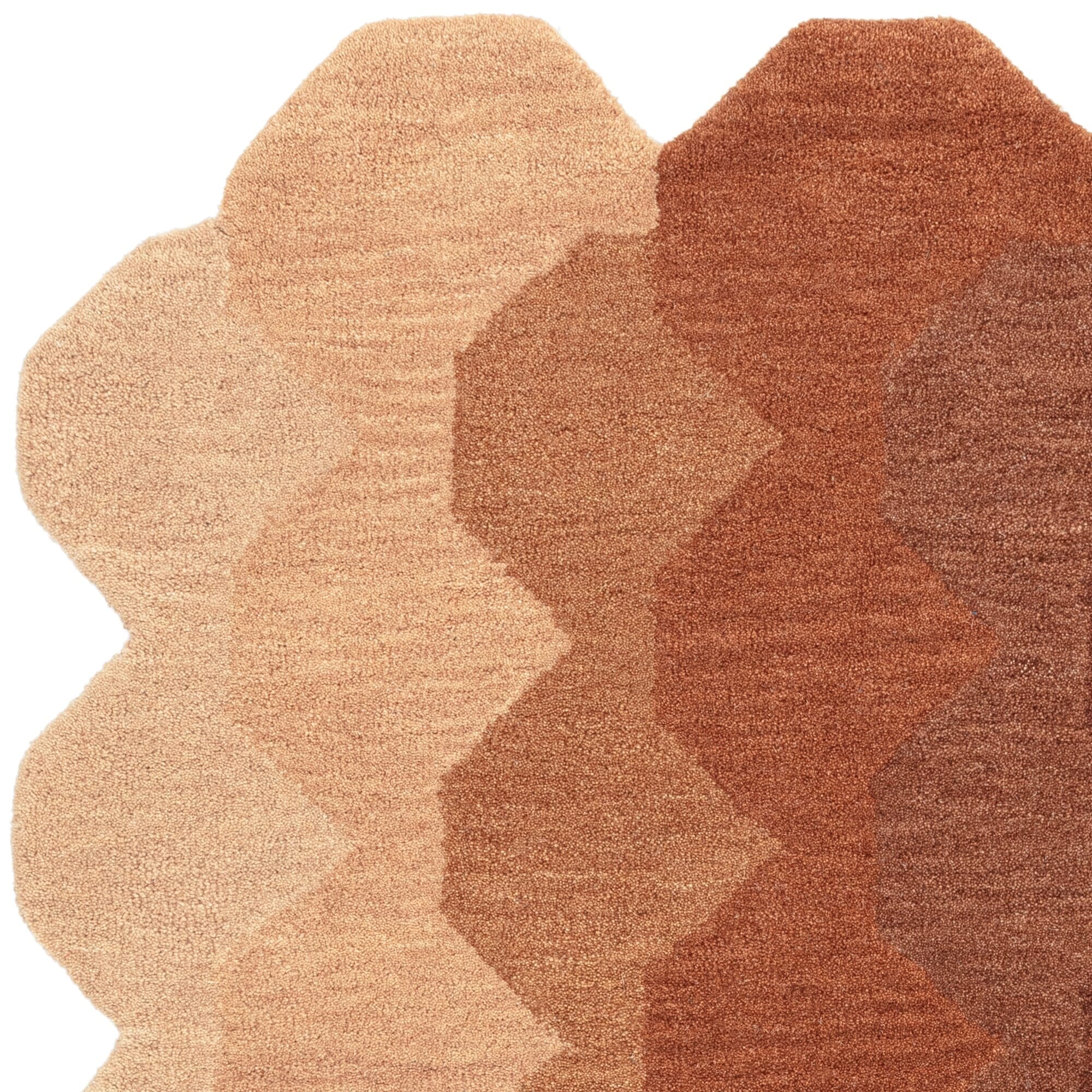 Herhits.com -  Rug Hive Rust Modern Rug