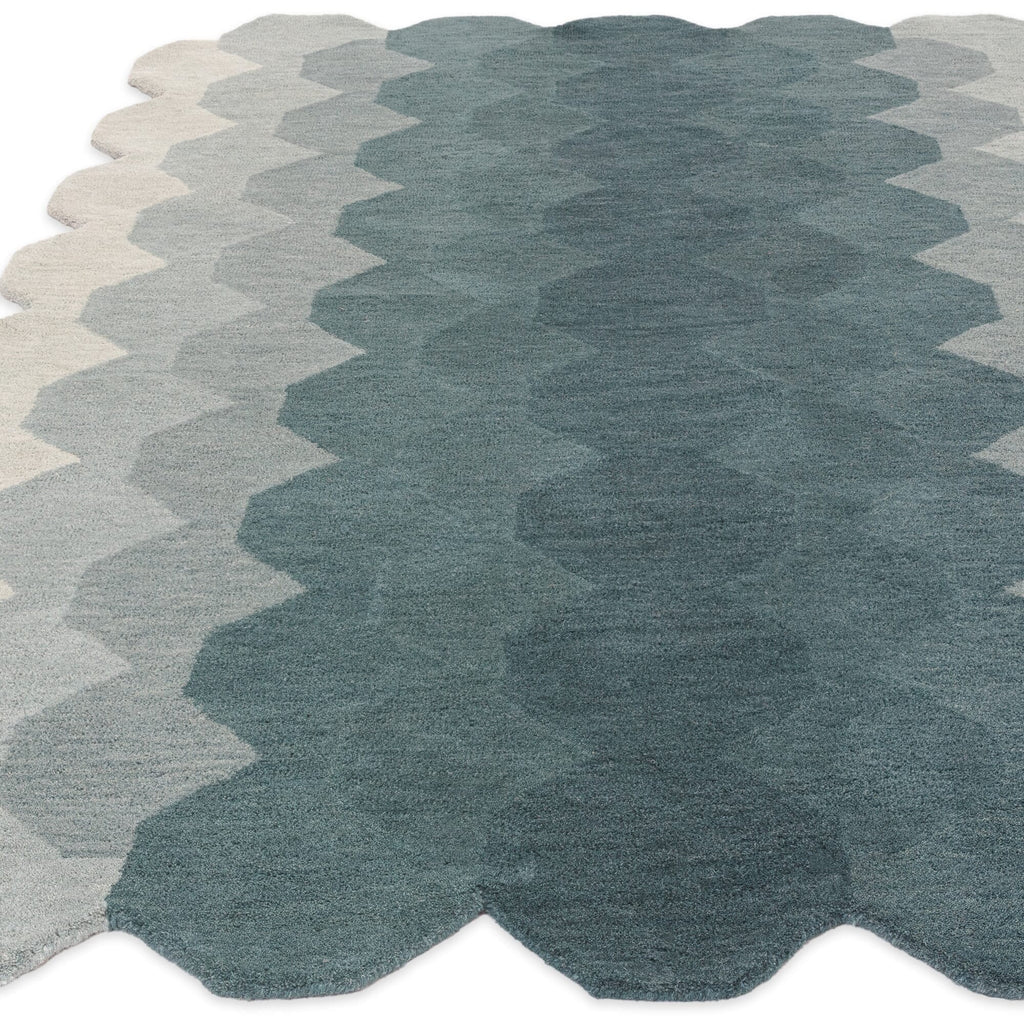 Herhits.com -  Rug Hive Teal Modern Rug
