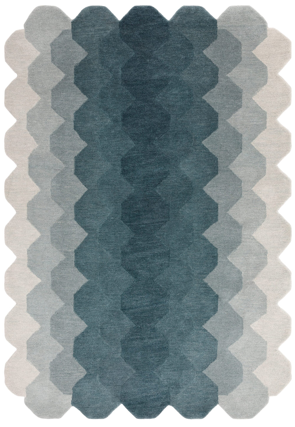 Herhits.com -  Rug Hive Teal Modern Rug