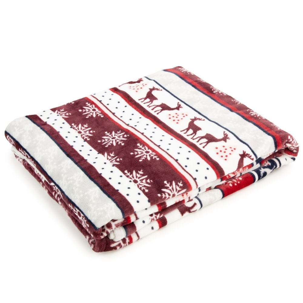Atmacha Home & Living Throw 150x200 cm / Assorted NORDIC PRINTED FLEECE THROW 150x200 cm