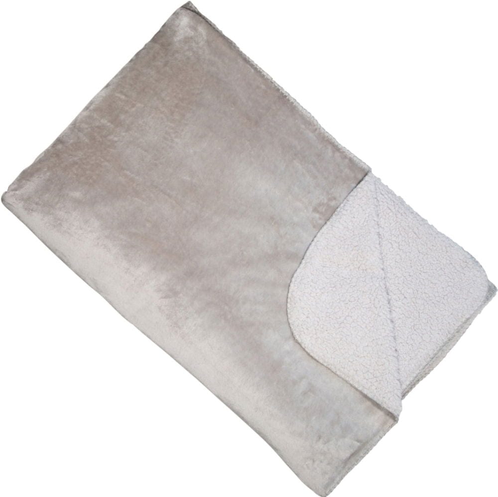 Atmacha Home & Living Throw 150x200 cm / Silver SOFTEST FLEECE THROW SILVER / 150x200 cm